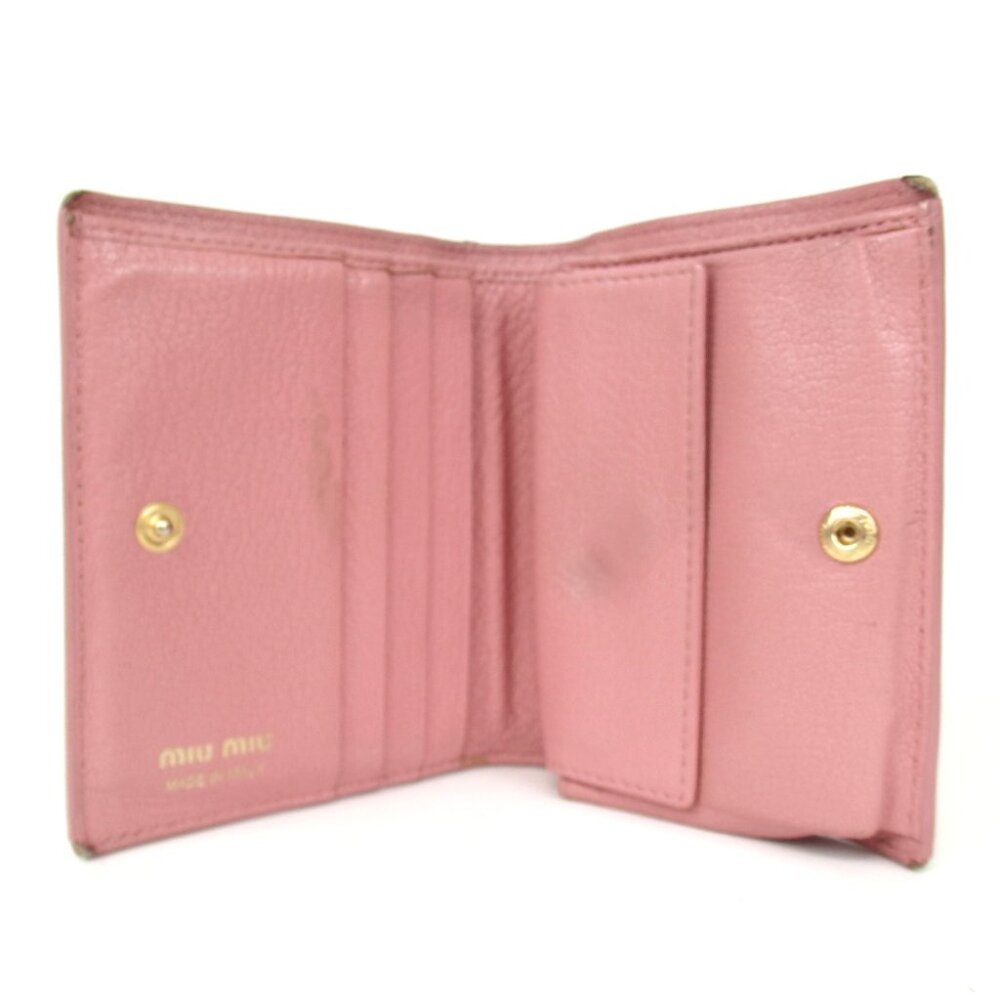 Authentic Miu Miu Wallet Leather [Used] - image 5